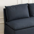 Nelly Performance Bench Banquette - Indigo Modern Banquette Bench | Dining Benches & Banquettes | Kinwell Furniture | Upholstered Banquette Bench